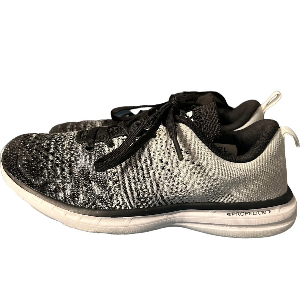 APL Techloom Pro Black White Ombré Classic Running Shoe Sneaker - Picture 6 of 11